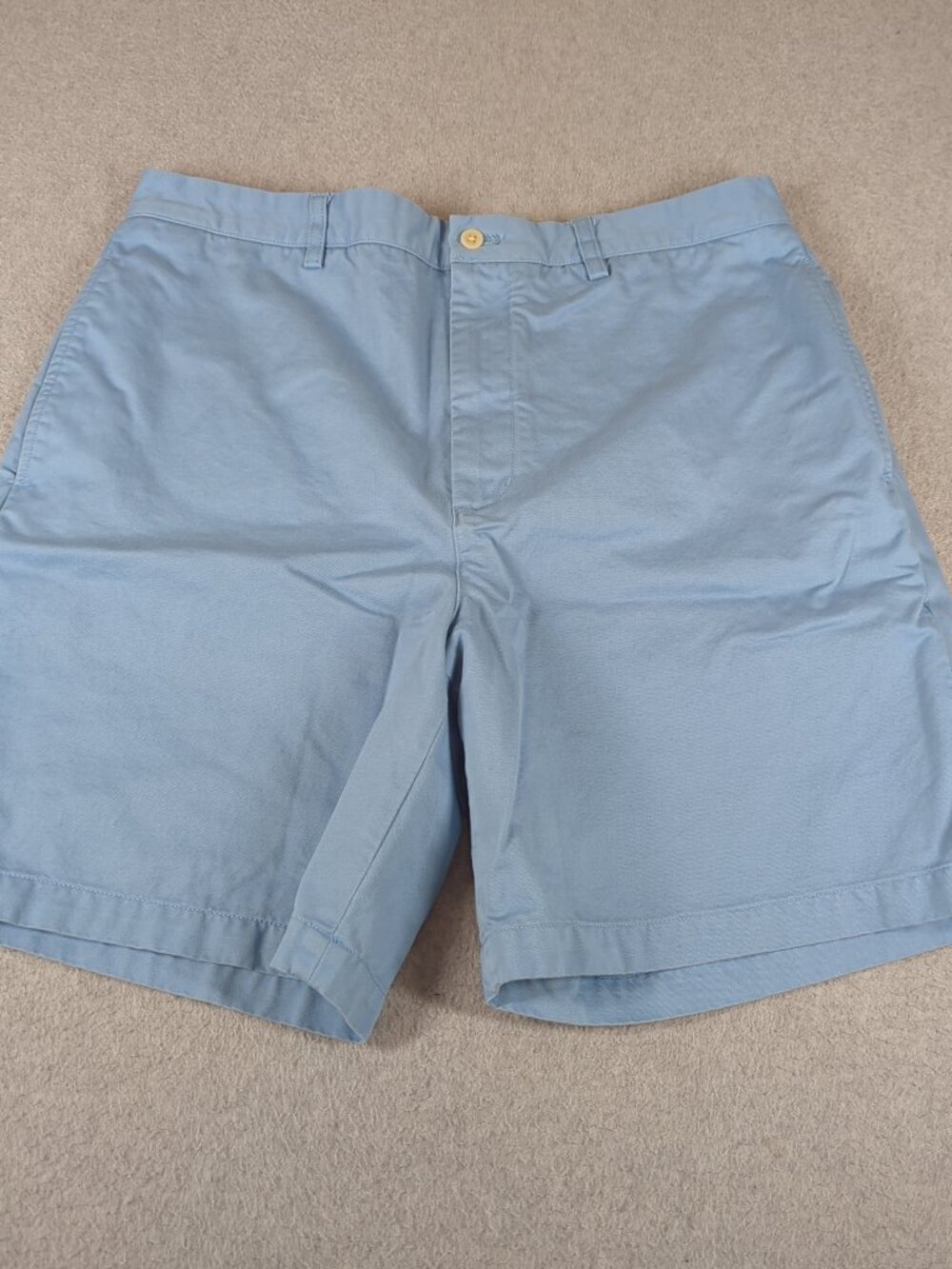Vineyard Vines Shorts Men's 36 Blue Flat Front Casual Chino Preppy 8" Inseam